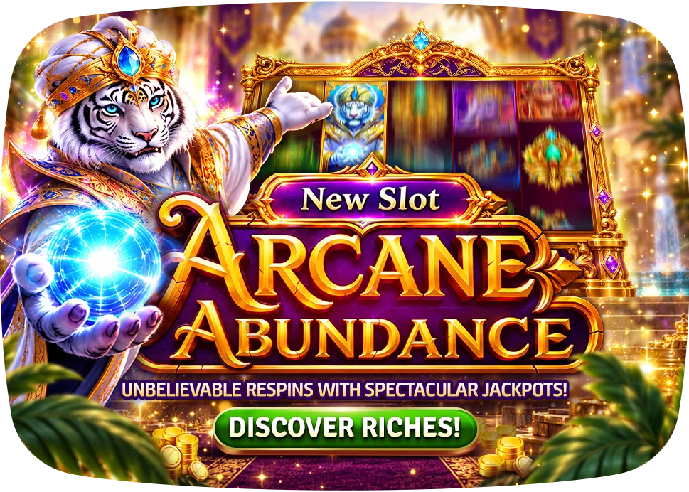 Arcane Abundance new slot popup